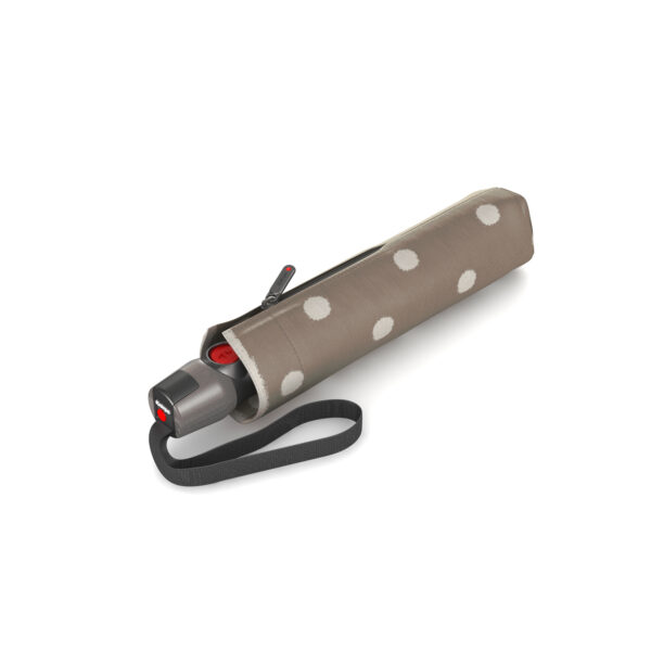 Vihmavari Knirps T200 Duomatic Dot Art Taupe