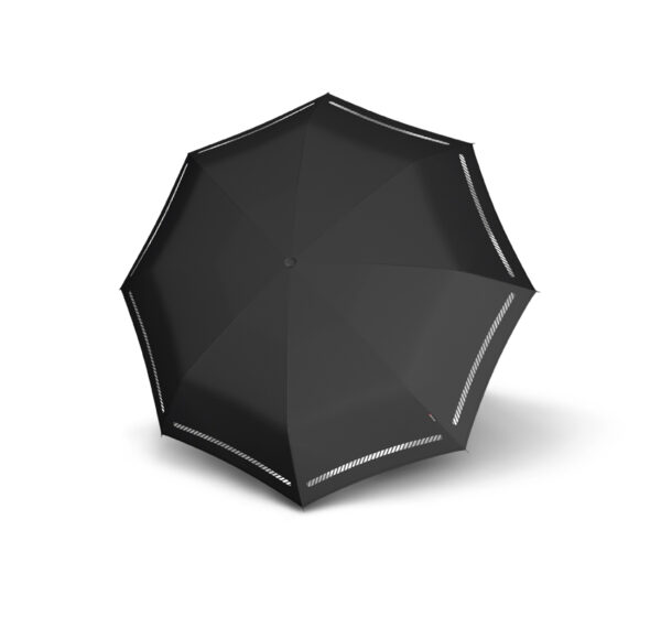 Vihmavari Knirps T200 Duomatic Reflective Black helkurprindiga