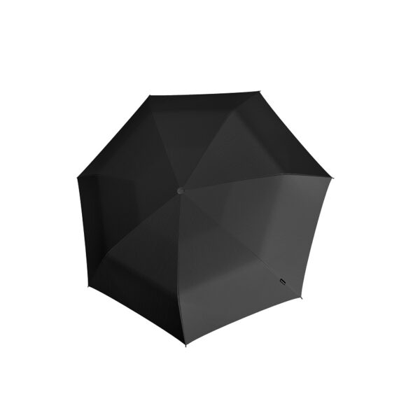 Knirps X1 2GLAM Black, Hall läikiv ümbris, Must vihmavari
