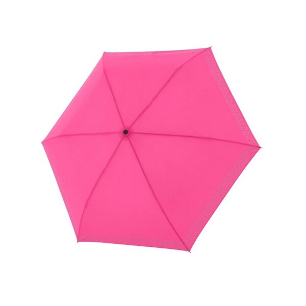 Fluorestseeruv kompaktne vihmavari helkuritega – ere ja kerge, tagab nähtavuse vihmas ja pimedas.