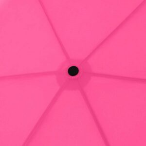 Fluorestseeruv kompaktne vihmavari helkuritega – ere ja kerge, tagab nähtavuse vihmas ja pimedas.