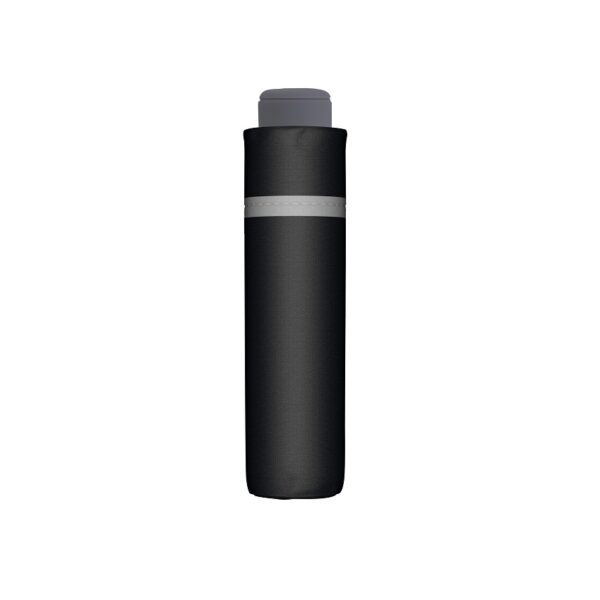Kerge laste vihmavari „Doppler Kids Mini“ helkuritega – kompaktne, erksavärviline ja turvaline.