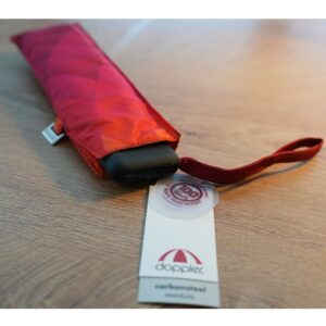 Vihmavari Doppler Carbonsteel Mini Slim Shiny Fusion Red