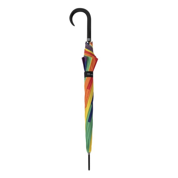 Doppler modern.ART Rainbow – retro disainiga pikk vihmavari automaatse avamisfunktsiooniga ja suure kattega.