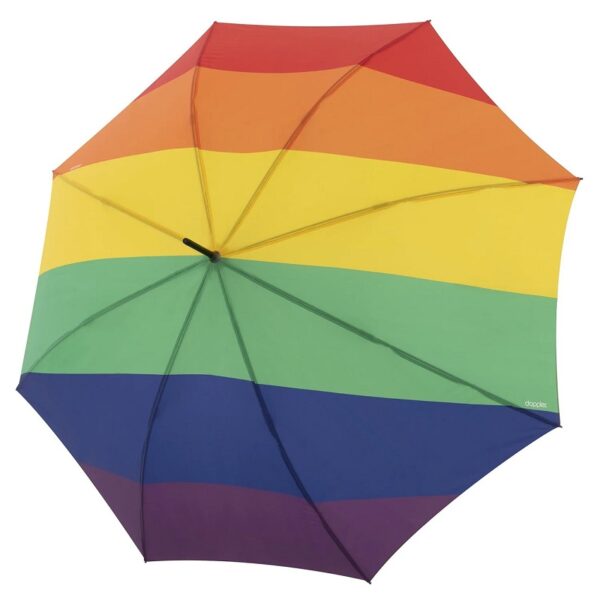 Doppler modern.ART Rainbow – retro disainiga pikk vihmavari automaatse avamisfunktsiooniga ja suure kattega.