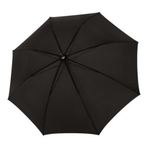 Doppler Stockholm Automatic Black – elegantne automaatne vihmavari puidust käepidemega, tugev konstruktsioon ja kiiresti kuivav kuppel.