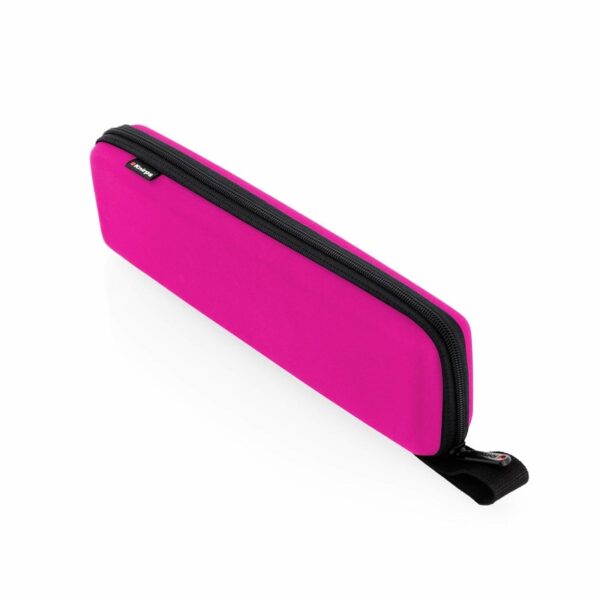 Ülikerge ja kompaktne vihmavari Knirps X4U Neon Pink koos niiskust imava ümbrisega.
