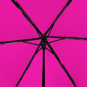 Ülikerge ja kompaktne vihmavari Knirps X4U Neon Pink koos niiskust imava ümbrisega.
